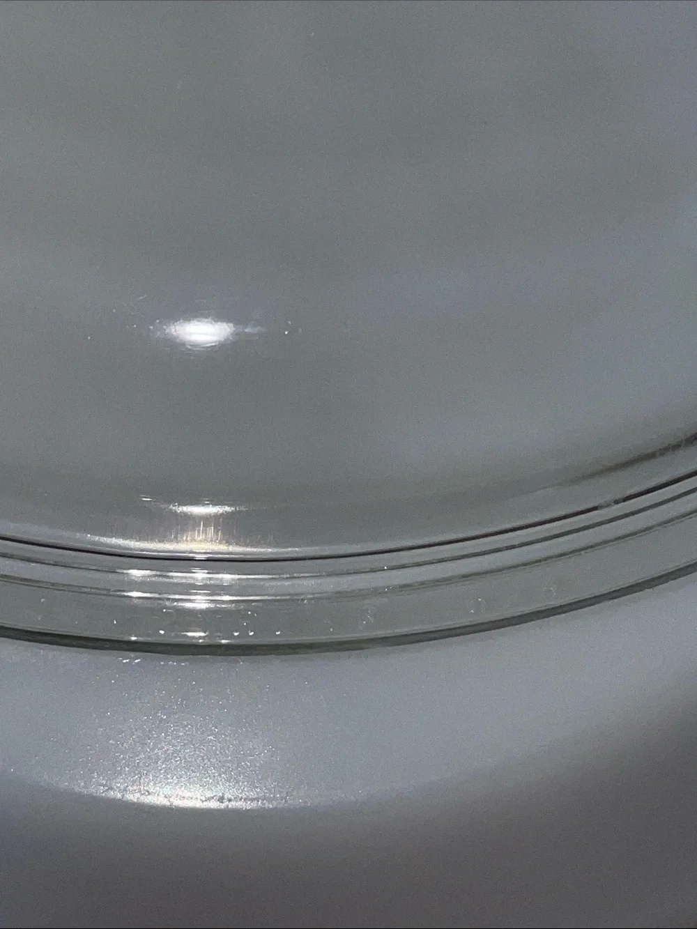 Vintage Corning Pyrex 624-C Clear Glass Replacement Lid 8.25